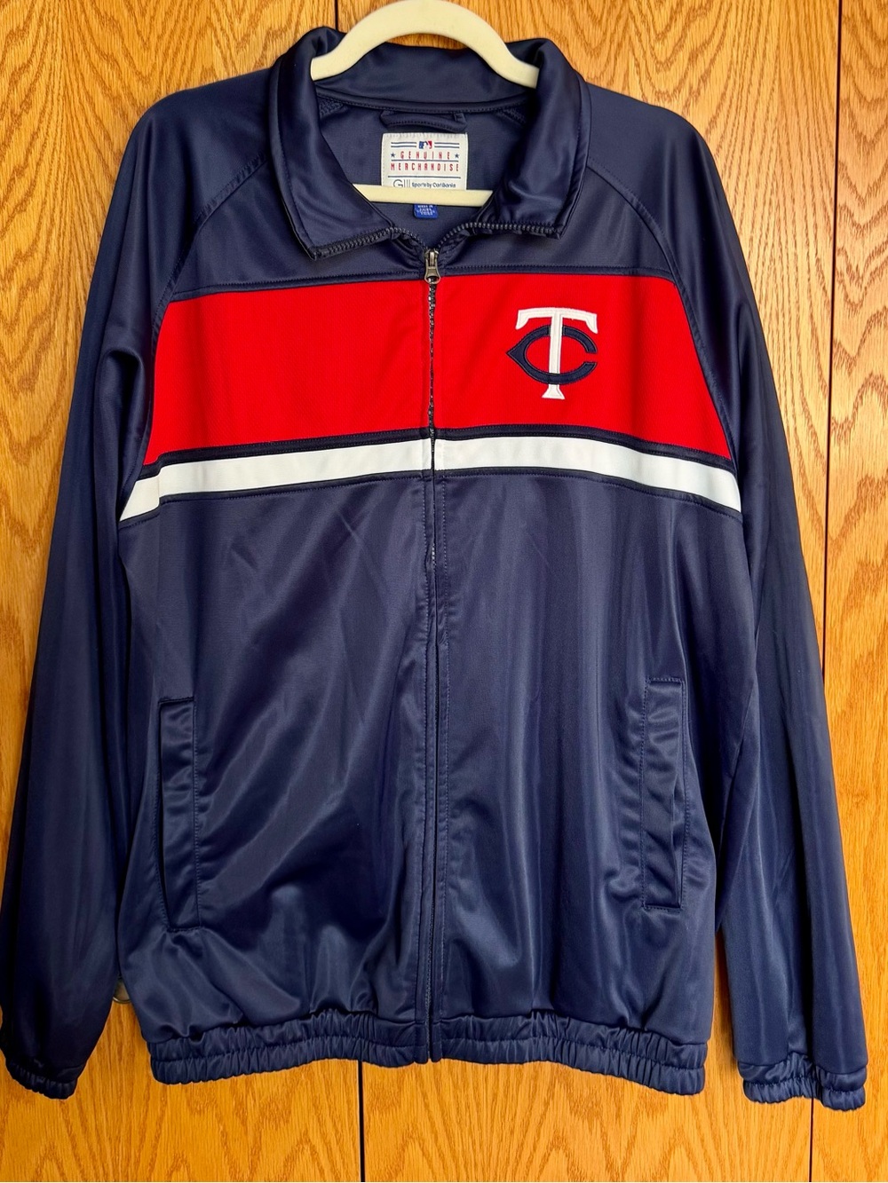 Minnesota Twins G-III Carl Banks Men’s Large Full Zip MLB Jacket